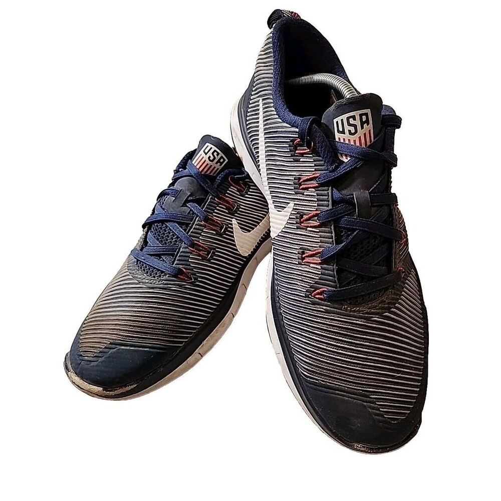 Nike Mens Shoes Sneakers Team USA Free Train Versatility Crest Athletic Size‎ 11